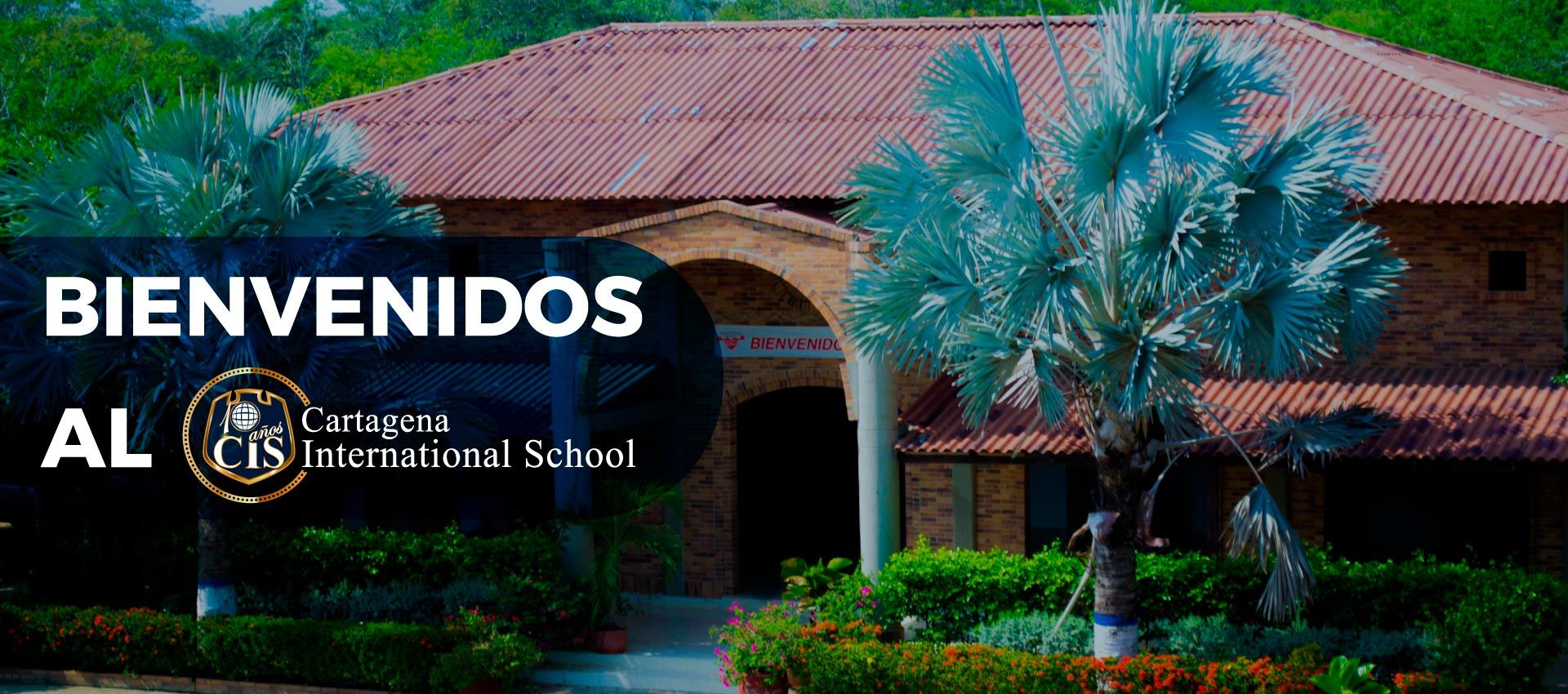 Aerial view of the Cartagena International School campus